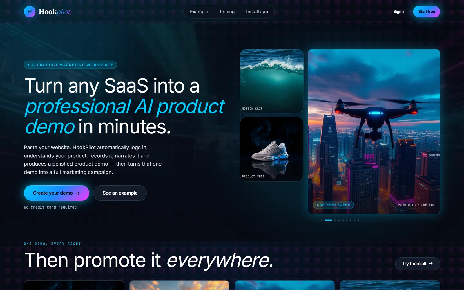 HookPilot — AI content & video marketing