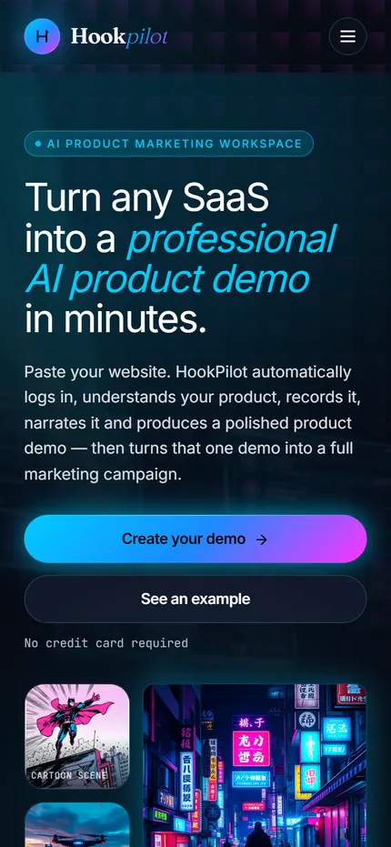 HookPilot on mobile