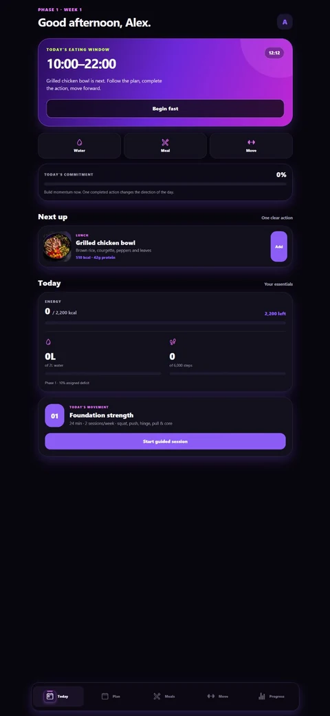 Project Six app screenshot